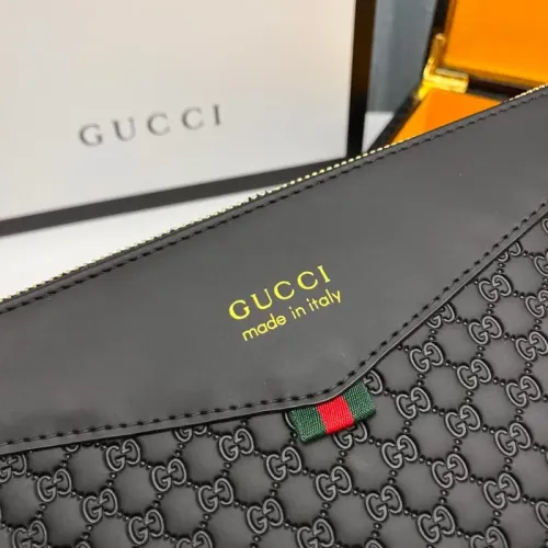 Cheap Gucci AAA Man Pouches #1425720 Replica Wholesale [$64.00 USD] [ITEM#1425720] on Replica Gucci AAA Man Wallets