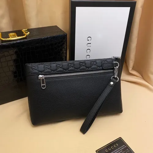 Cheap Gucci AAA Man Pouches #1425725 Replica Wholesale [$64.00 USD] [ITEM#1425725] on Replica Gucci AAA Man Wallets