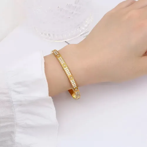 Cheap Cartier bracelets In Gold #1425738 Replica Wholesale [$39.00 USD] [ITEM#1425738] on Replica Cartier bracelets