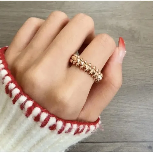Cheap Cartier Rings In Rose Gold #1425773 Replica Wholesale [$32.00 USD] [ITEM#1425773] on Replica Cartier Rings
