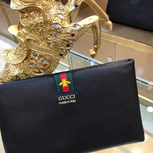 Cheap Gucci AAA Man Pouches #1425842 Replica Wholesale [$64.00 USD] [ITEM#1425842] on Replica Gucci AAA Man Wallets