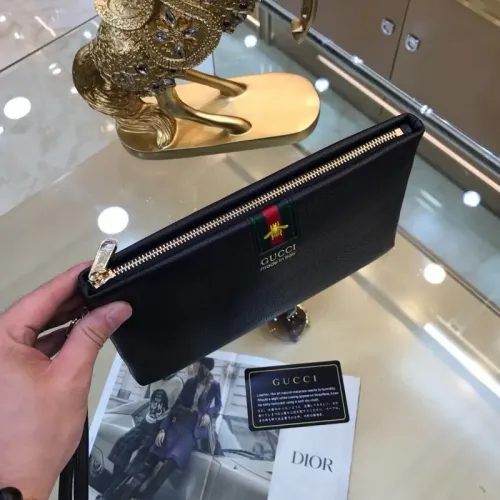 Cheap Gucci AAA Man Pouches #1425842 Replica Wholesale [$64.00 USD] [ITEM#1425842] on Replica Gucci AAA Man Wallets