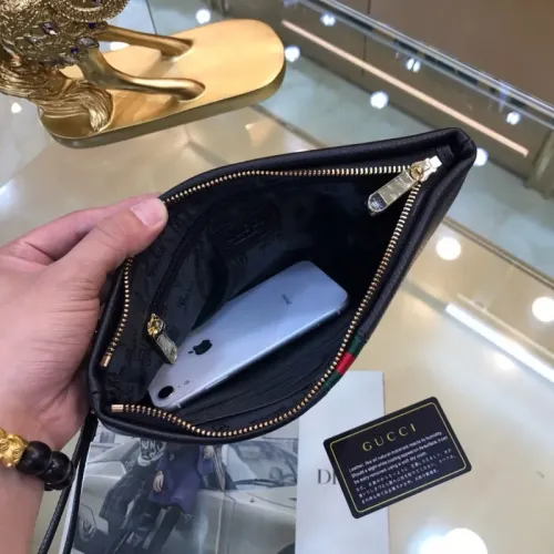 Cheap Gucci AAA Man Pouches #1425842 Replica Wholesale [$64.00 USD] [ITEM#1425842] on Replica Gucci AAA Man Wallets