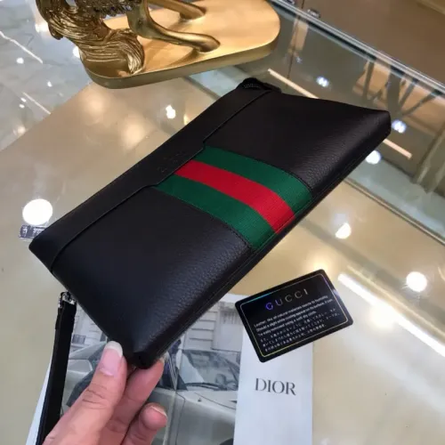 Cheap Gucci AAA Man Pouches #1425843 Replica Wholesale [$64.00 USD] [ITEM#1425843] on Replica Gucci AAA Man Wallets