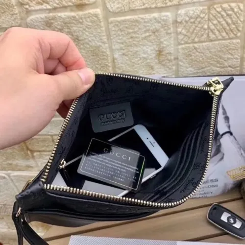 Cheap Gucci AAA Man Pouches #1425850 Replica Wholesale [$64.00 USD] [ITEM#1425850] on Replica Gucci AAA Man Wallets