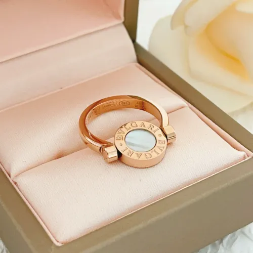 Cheap Bvlgari Rings In Rose Gold For Women #1425879 Replica Wholesale [$29.00 USD] [ITEM#1425879] on Replica Bvlgari Rings