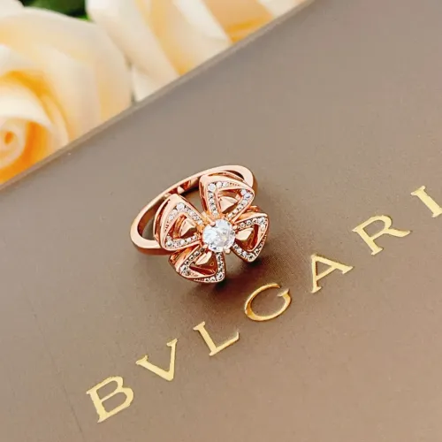 Cheap Bvlgari Rings In Rose Gold For Women #1425883 Replica Wholesale [$29.00 USD] [ITEM#1425883] on Replica Bvlgari Rings