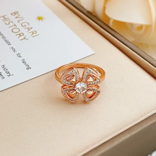 Cheap Bvlgari Rings In Rose Gold For Women #1425883 Replica Wholesale [$29.00 USD] [ITEM#1425883] on Replica Bvlgari Rings