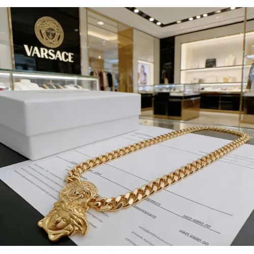 Cheap Versace Necklaces #1425909 Replica Wholesale [$60.00 USD] [ITEM#1425909] on Replica Versace Necklaces