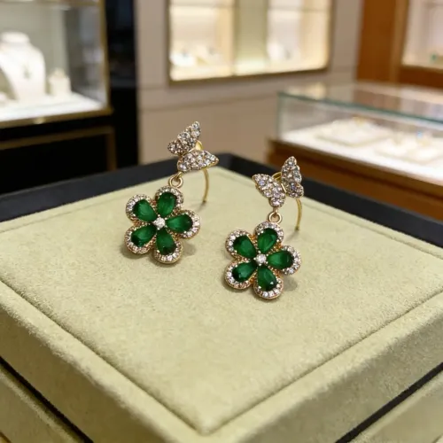 Cheap Van Cleef &amp; Arpels Earrings For Women #1425938 Replica Wholesale [$34.00 USD] [ITEM#1425938] on Replica Van Cleef &amp; Arpels Earrings