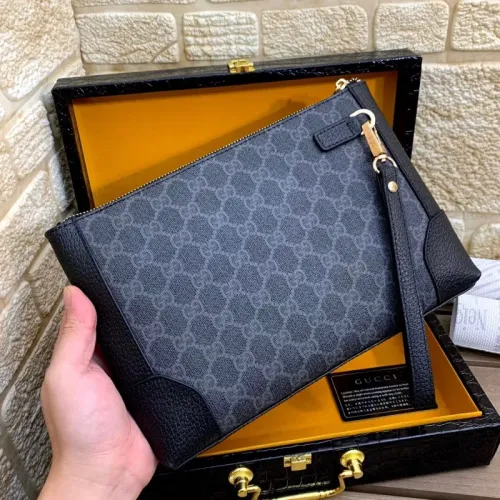 Cheap Gucci AAA Man Pouches #1426132 Replica Wholesale [$60.00 USD] [ITEM#1426132] on Replica Gucci AAA Man Wallets