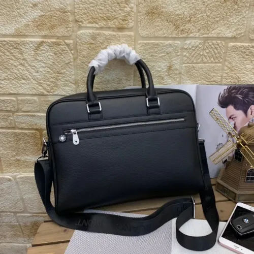 Cheap Mont Blanc AAA Man Handbags #1426172 Replica Wholesale [$108.00 USD] [ITEM#1426172] on Replica Mont Blanc AAA Man Handbags