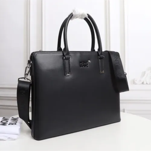 Cheap Mont Blanc AAA Man Handbags #1426174 Replica Wholesale [$108.00 USD] [ITEM#1426174] on Replica Mont Blanc AAA Man Handbags