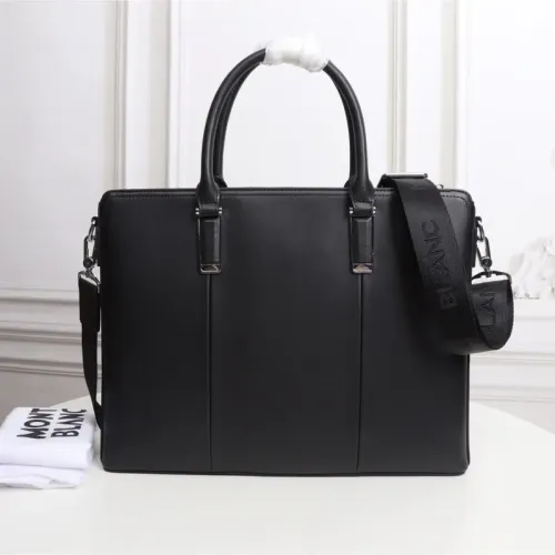 Cheap Mont Blanc AAA Man Handbags #1426174 Replica Wholesale [$108.00 USD] [ITEM#1426174] on Replica Mont Blanc AAA Man Handbags