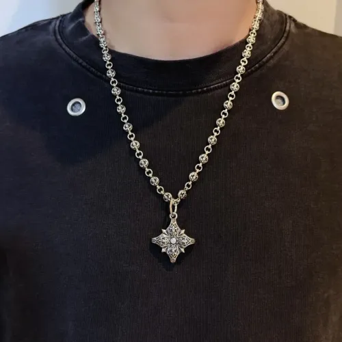Cheap Chrome Hearts Necklaces #1426197 Replica Wholesale [$56.00 USD] [ITEM#1426197] on Replica Chrome Hearts Necklaces