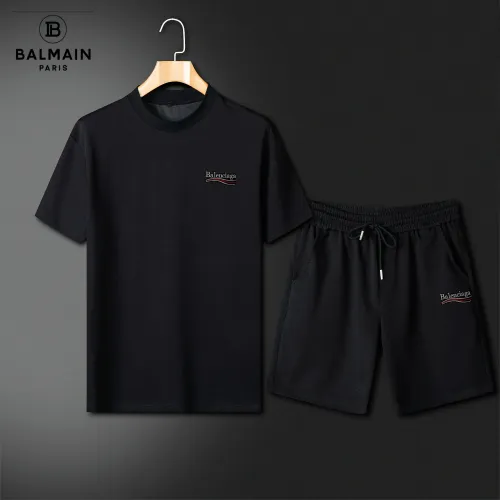 Balenciaga Fashion Tracksuits Short Sleeved For Men #1426583