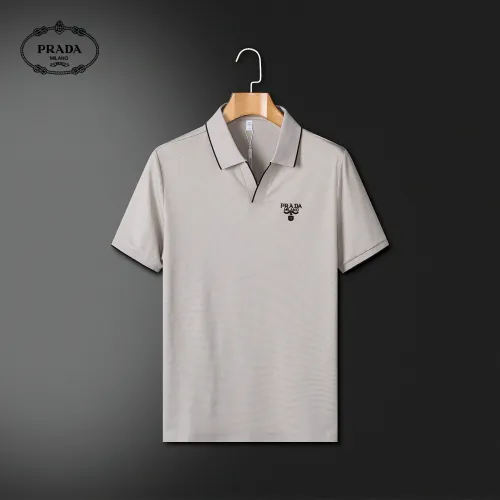 Cheap Prada T-Shirts Short Sleeved For Men #1426618 Replica Wholesale [$42.00 USD] [ITEM#1426618] on Replica Prada T-Shirts