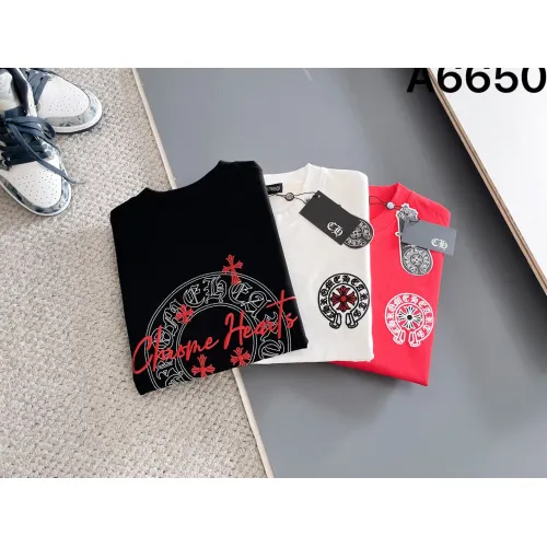 Cheap Chrome Hearts T-Shirts Short Sleeved For Unisex #1426685 Replica Wholesale [$42.00 USD] [ITEM#1426685] on Replica Chrome Hearts T-Shirts
