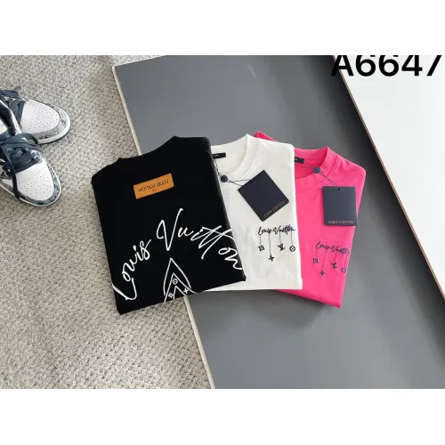 Cheap Louis Vuitton LV T-Shirts Short Sleeved For Unisex #1426699 Replica Wholesale [$42.00 USD] [ITEM#1426699] on Replica Louis Vuitton LV T-Shirts