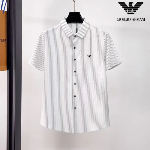 Armani Shirts Short Sleeved For Men #1426769