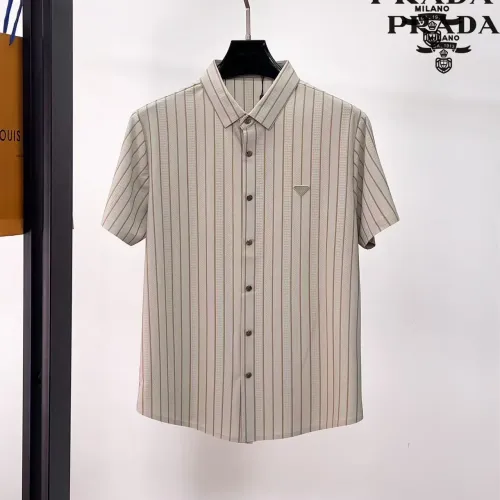 Prada Shirts Short Sleeved For Men #1426776