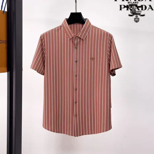 Prada Shirts Short Sleeved For Men #1426777