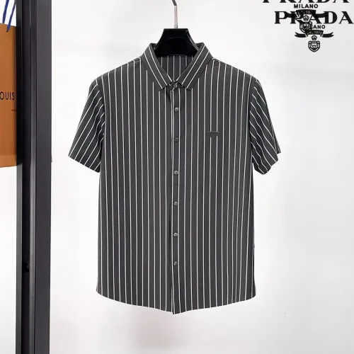 Prada Shirts Short Sleeved For Men #1426778