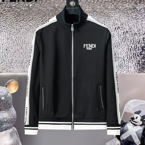 Cheap Fendi Tracksuits Long Sleeved For Men #1426787 Replica Wholesale [$92.00 USD] [ITEM#1426787] on Replica Fendi Tracksuits