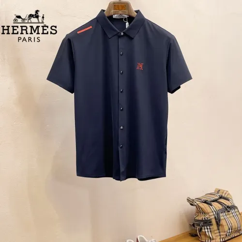 Hermes Shirts Short Sleeved For Men #1426892