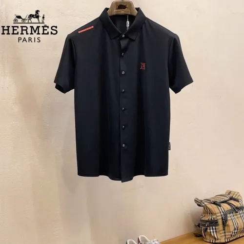 Hermes Shirts Short Sleeved For Men #1426893