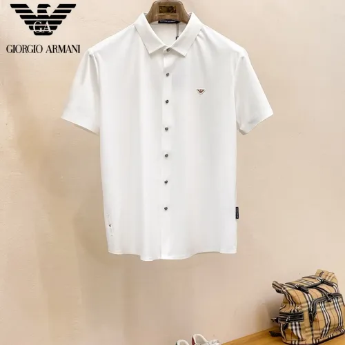 Cheap Armani Shirts Short Sleeved For Men #1426894 Replica Wholesale [$52.00 USD] [ITEM#1426894] on Replica Armani Shirts