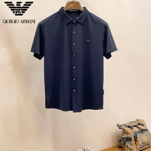 Armani Shirts Short Sleeved For Men #1426895