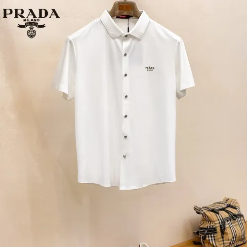 Prada Shirts Short Sleeved For Men #1426909