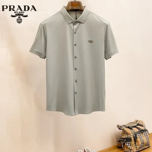 Prada Shirts Short Sleeved For Men #1426911