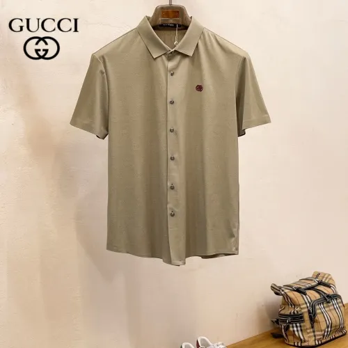 Cheap Gucci Shirts Short Sleeved For Men #1426925 Replica Wholesale [$52.00 USD] [ITEM#1426925] on Replica Gucci Shirts