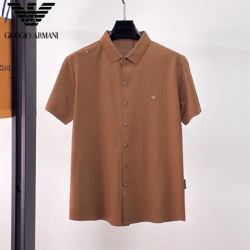 Armani Shirts Short Sleeved For Men #1426935