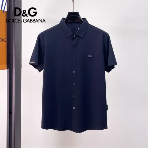Cheap Dolce &amp; Gabbana D&amp;G Shirts Short Sleeved For Men #1426938 Replica Wholesale [$52.00 USD] [ITEM#1426938] on Replica Dolce &amp; Gabbana D&amp;G Shirts