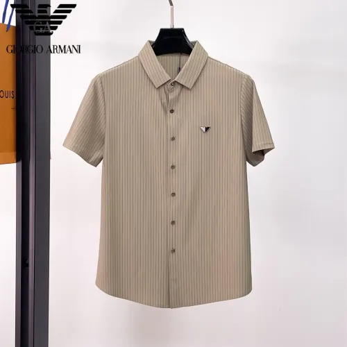 Armani Shirts Short Sleeved For Men #1426946
