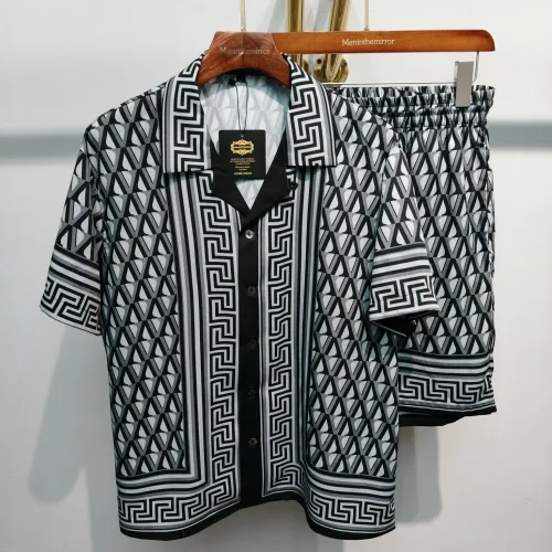 Cheap Versace Tracksuits Short Sleeved For Men #1426950 Replica Wholesale [$76.00 USD] [ITEM#1426950] on Replica Versace Tracksuits