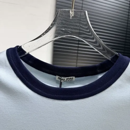 Cheap MIU MIU T-Shirts Short Sleeved For Women #1426967 Replica Wholesale [$64.00 USD] [ITEM#1426967] on Replica MIU MIU T-Shirts