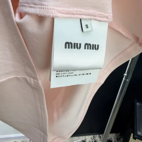 Cheap MIU MIU T-Shirts Short Sleeved For Women #1426968 Replica Wholesale [$64.00 USD] [ITEM#1426968] on Replica MIU MIU T-Shirts