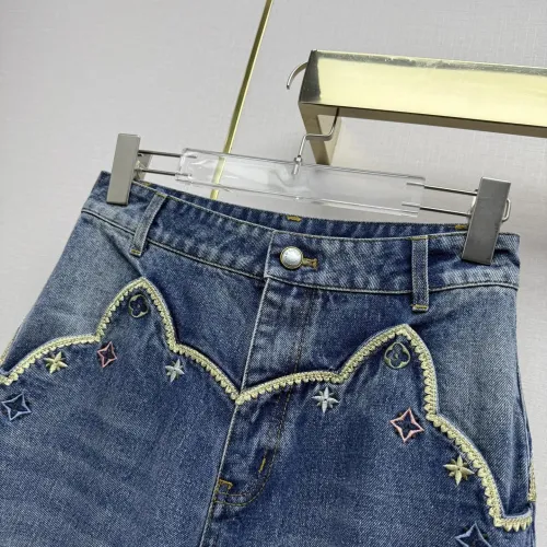 Cheap Louis Vuitton LV Jeans For Women #1426971 Replica Wholesale [$88.00 USD] [ITEM#1426971] on Replica Louis Vuitton LV Jeans