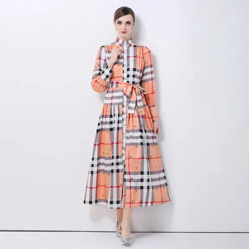 Cheap Burberry Dresses Long Sleeved For Women #1426984 Replica Wholesale [$68.00 USD] [ITEM#1426984] on Replica Burberry Dresses