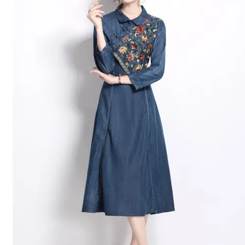 Cheap Christian Dior Dresses Long Sleeved For Women #1426986 Replica Wholesale [$76.00 USD] [ITEM#1426986] on Replica Christian Dior Dresses