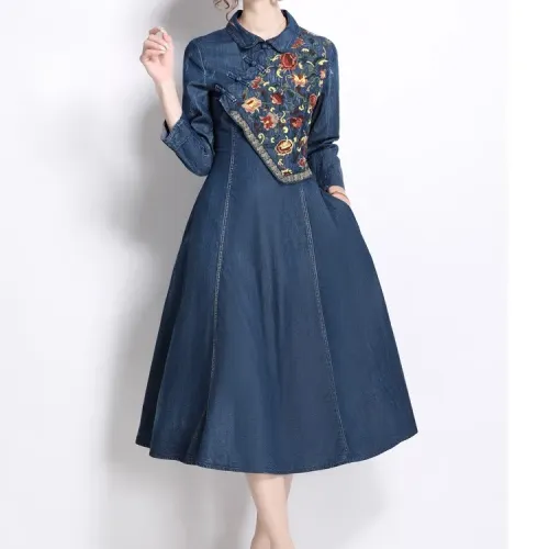 Cheap Christian Dior Dresses Long Sleeved For Women #1426986 Replica Wholesale [$76.00 USD] [ITEM#1426986] on Replica Christian Dior Dresses