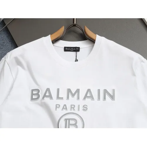 Cheap Balmain T-Shirts Short Sleeved For Unisex #1426990 Replica Wholesale [$38.00 USD] [ITEM#1426990] on Replica Balmain T-Shirts