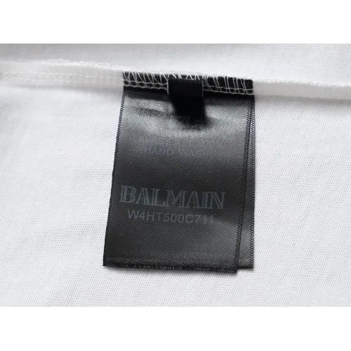 Cheap Balmain T-Shirts Short Sleeved For Unisex #1426990 Replica Wholesale [$38.00 USD] [ITEM#1426990] on Replica Balmain T-Shirts