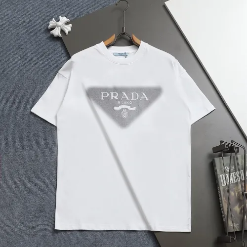 Cheap Prada T-Shirts Short Sleeved For Unisex #1426995 Replica Wholesale [$38.00 USD] [ITEM#1426995] on Replica Prada T-Shirts