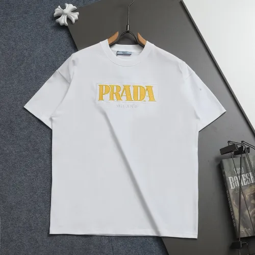 Cheap Prada T-Shirts Short Sleeved For Unisex #1427032 Replica Wholesale [$38.00 USD] [ITEM#1427032] on Replica Prada T-Shirts