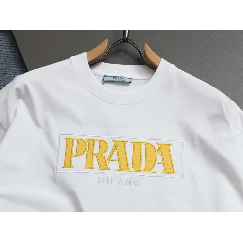 Cheap Prada T-Shirts Short Sleeved For Unisex #1427032 Replica Wholesale [$38.00 USD] [ITEM#1427032] on Replica Prada T-Shirts
